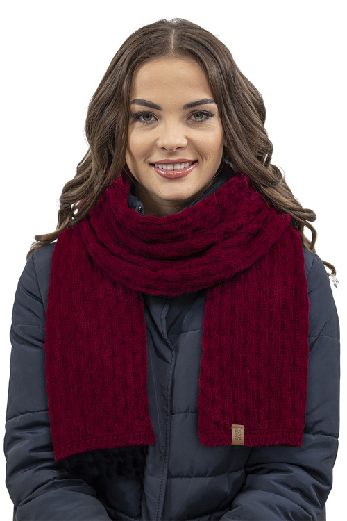 Vivisence 7015S Szalik lub apaszka szalik, bordowy