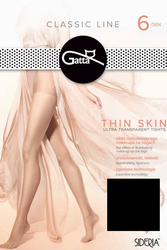 Gatta Thin Skin Wyrób pończoszniczy rajstopy, nero