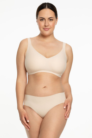 Biustonosz braletka Julimex Jelly Bra Comfort beżowy