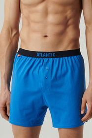 Bokserki Atlantic 2MBX-025 2-pack ciemnoniebieski/niebieski