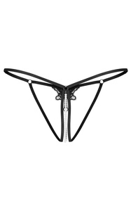 Obsessive Selisme stringi otwarte z paseczkami black