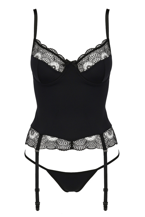 Gorset sexy Casmir Alina corset black 