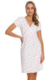 Doctor Nap TCB.7449 koszula nocna dekolt w serek roses kiss