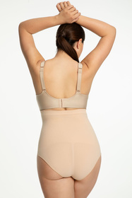 Figi modelujące Julimex 441 Seamless High-Waist Panty beżowy