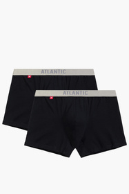 Atlantic 2BMH-012 bokserki 2-pack modal i bawełna pima biały
