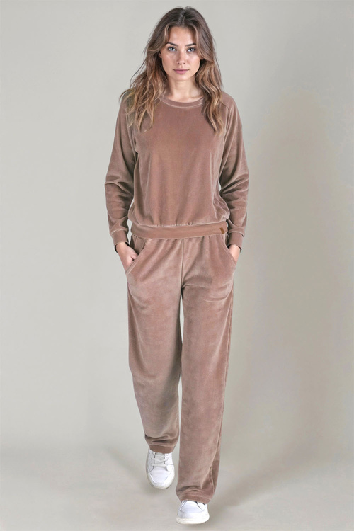 Komplet bluza+spodnie Vivisence 9206kmpl beżowy