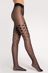 Wyrób pończoszniczy rajstopy Fiore Natalie 15 DEN G6082 black