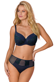 Wysokie figi Vena VF-474 granat-zielony