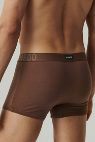 Bokserki Atlantic 3MH-215 3-pack khaki/czarny/beż