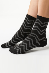 Steven 066-030 Skarpety za kostkę, czarny