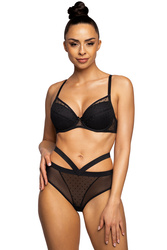 Majtki figi Mat 3714/5 Dotssy czarny