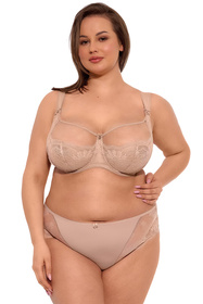 Biustonosz miękki Gaia 1262M Camilla Maxi mokka