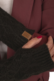 Rękawiczki dzianinowe Vivisence 7216 czarny