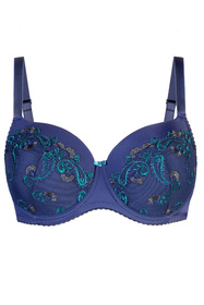 Biustonosz usztywniany Vena VB-474 granat-zielony