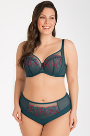 Biustonosz miękki Gorsenia K796 Massima zielony 