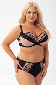 Biustonosz miękki Gorsenia K921 Davika czarny