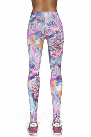 Bas Bleu Caty 90 Legginsy fitness, multicolor