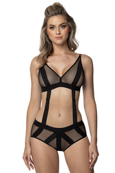 Akcesoria erotyczne uprząż Róża Pasomela czarny