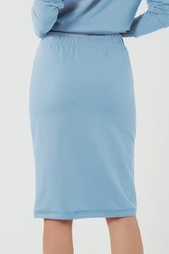 Spódnica Italian Fashion Stella midi niebieski