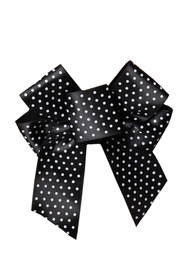 Akcesoria do biustonosza zapięcie Julimex BA-19 kokarda na zapięcie 3-rzędowa polka-dot