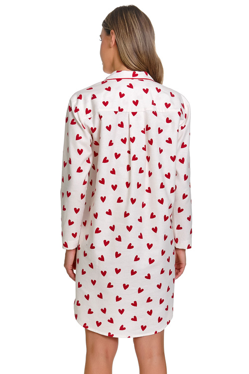 Doctor Nap TM.7442 koszula nocna rozpinana długi rękaw amour
