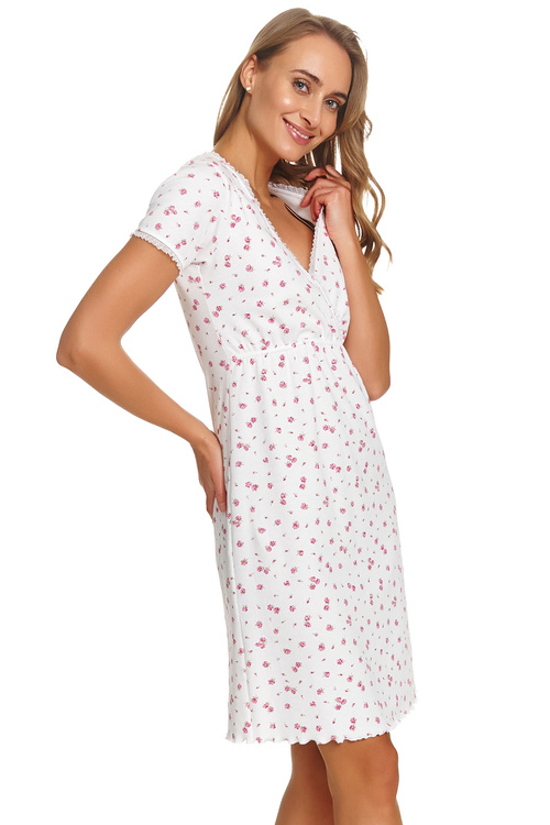 Doctor Nap TCB.7449 koszula nocna dekolt w serek roses kiss
