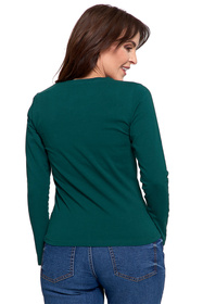 Bluzka klasyczna Moraj BD900-420-L dark green