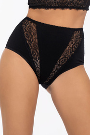 Babell BBL 174 Majtki wysokie figi, czarny