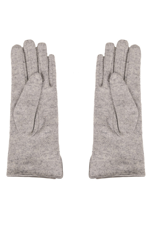 Vivisence 7214 rękawiczki dzianinowe z dłuższym mankietem, grey