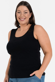 Moraj BD1000 300 MAXI koszulka na ramiączkach bawełniana black