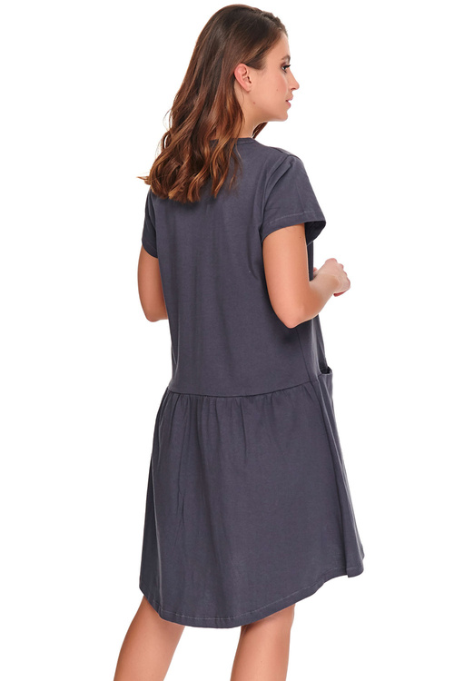 Doctor Nap TCB.9445 Nocna koszula, graphite