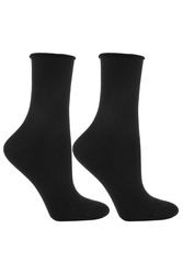 Moraj SMD300-002 Medical skarpety za kostkę, prążkowany ściągacz black