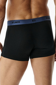 Atlantic 3MH-0111 bokserki męskie 3-pack dopasowane, czarny/denim/czarny