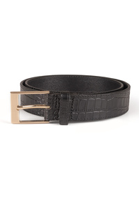 Pasek skórzany Vivisence P0002 black
