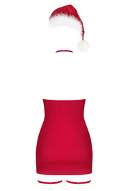 Obsessive Kissmas chemise Nocna sexy kostium, czerwony