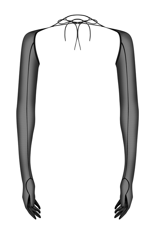 Erotyczne rękawiczki Obsessive Euphori gloves black