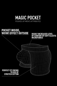 Majtki bokserki Atlantic MH-1191/03 pomarańczowy 