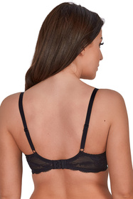 Gaia 1200 Vika Biustonosz push-up, czarny