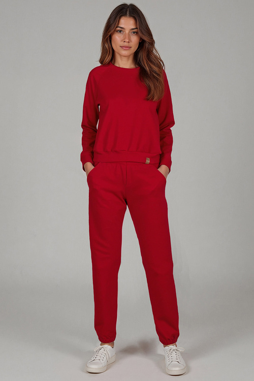 Komplet bluza+spodnie Vivisence 9204kmpl czerwony