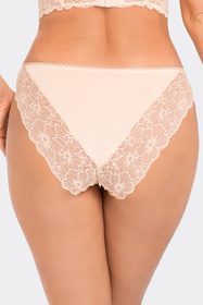 Majtki wysokie figi Babell BBL 191 beżowy