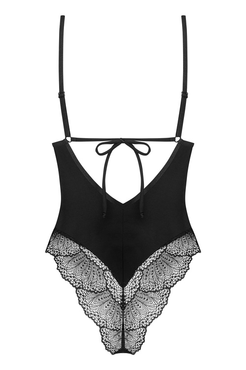 Body sexy Obsessive Lobellis teddy czarny