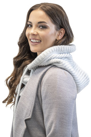 Kaptur balaclava Vivisence 70102 jasnoszary