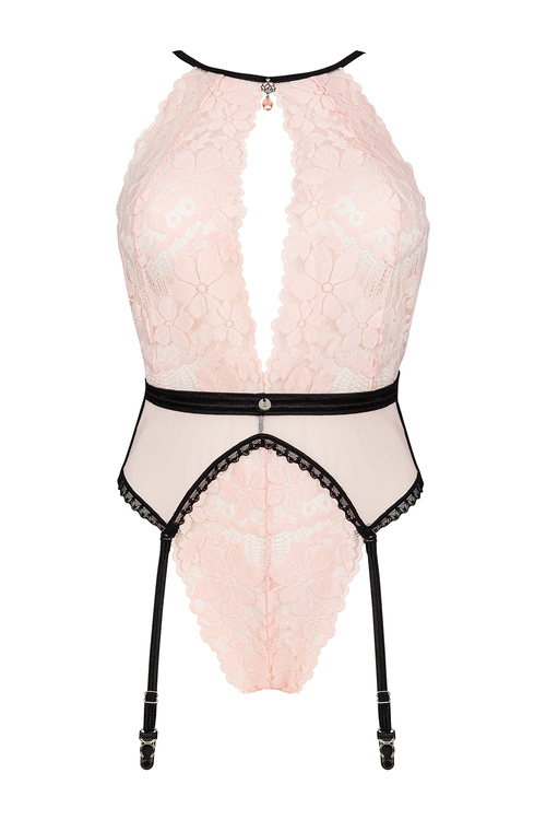Obsessive Lilines teddy Body sexy, różowy
