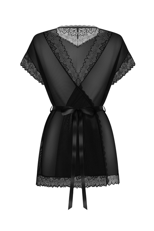 Peniuar Obsessive Deina More peignoir black