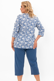 Piżama Italian Fashion Bisali r.3/4 sp.3/4 druk/jeans