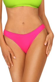 Lorin L1183/3 bikini bandeau bez ramiączek limonka/róż