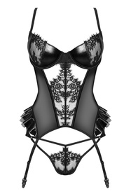 Gorset sexy Beauty Night Rafaella corset BN6718 black