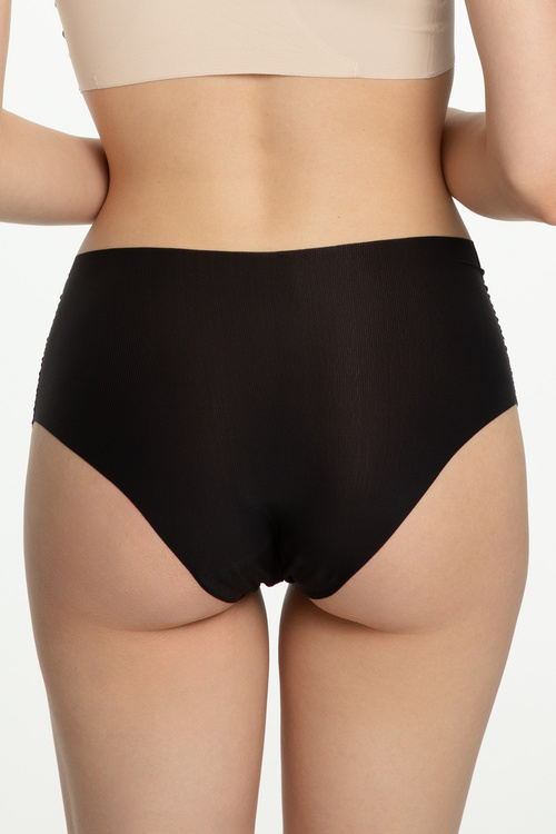 Wysokie figi Julimex Mousse Maxi czarny