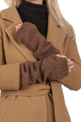 Rękawiczki dzianinowe Vivisence 7215 brązowy