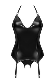 Gorset sexy Obsessive Viranes corset czarny 